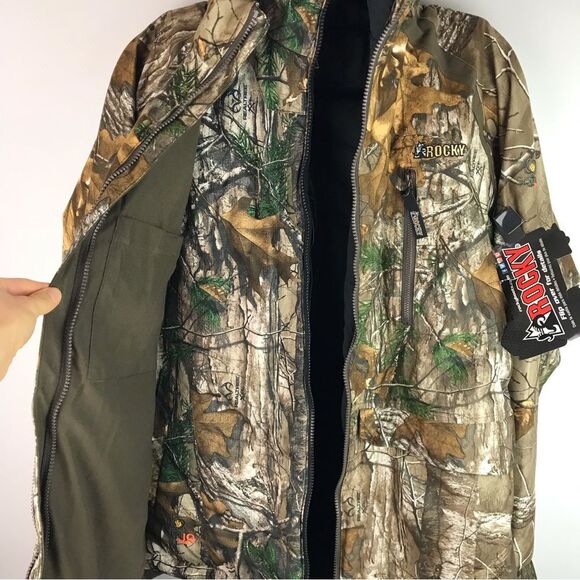 Rocky pro hunter men’s insulated parka with removable reversible vest size Med - Picture 7 of 12